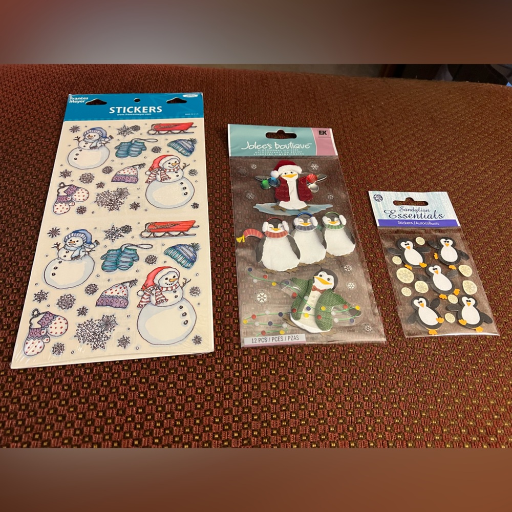 Winter Assorted Scrapbook Stickers
